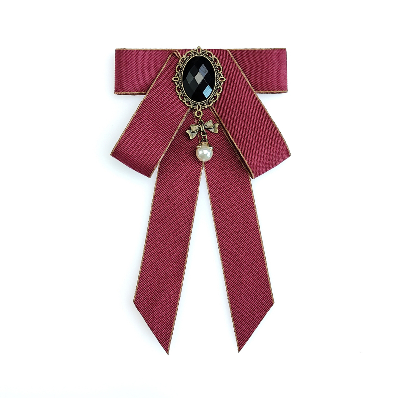 Női gallér virágos csokornyakkendő - kézzel készített, ötvözet, minimalist stílus, két az egyben