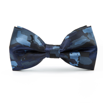 Qu Yi bow tie πολυεστερικό yarn-dyed με jacquard, για άνδρες, cartoon μοτίβο, jacquard ύφανση, βραδινή ενδυμασία