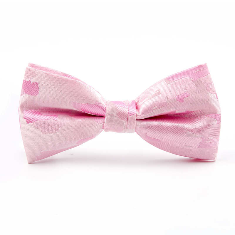 Qu Yi bow tie πολυεστερικό yarn-dyed με jacquard, για άνδρες, cartoon μοτίβο, jacquard ύφανση, βραδινή ενδυμασία