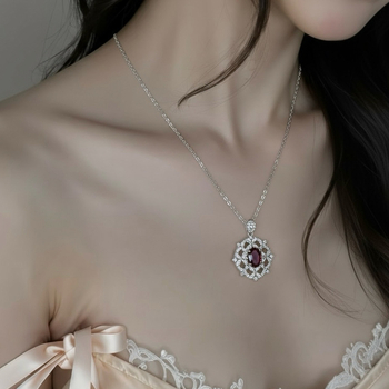 Viseći privjesak od srebra 925 s cirkonovom ugradnjom, Zhengxi Jewelry, jesen 2025 izdanje