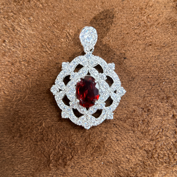 Viseći privjesak od srebra 925 s cirkonovom ugradnjom, Zhengxi Jewelry, jesen 2025 izdanje