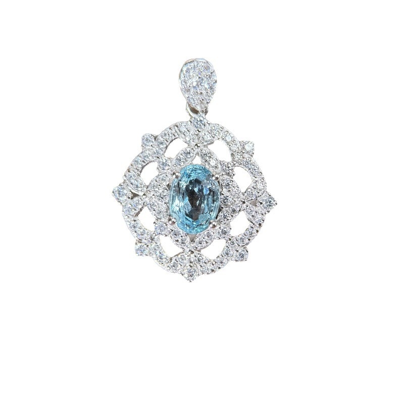 Viseći privjesak od srebra 925 s cirkonovom ugradnjom, Zhengxi Jewelry, jesen 2025 izdanje