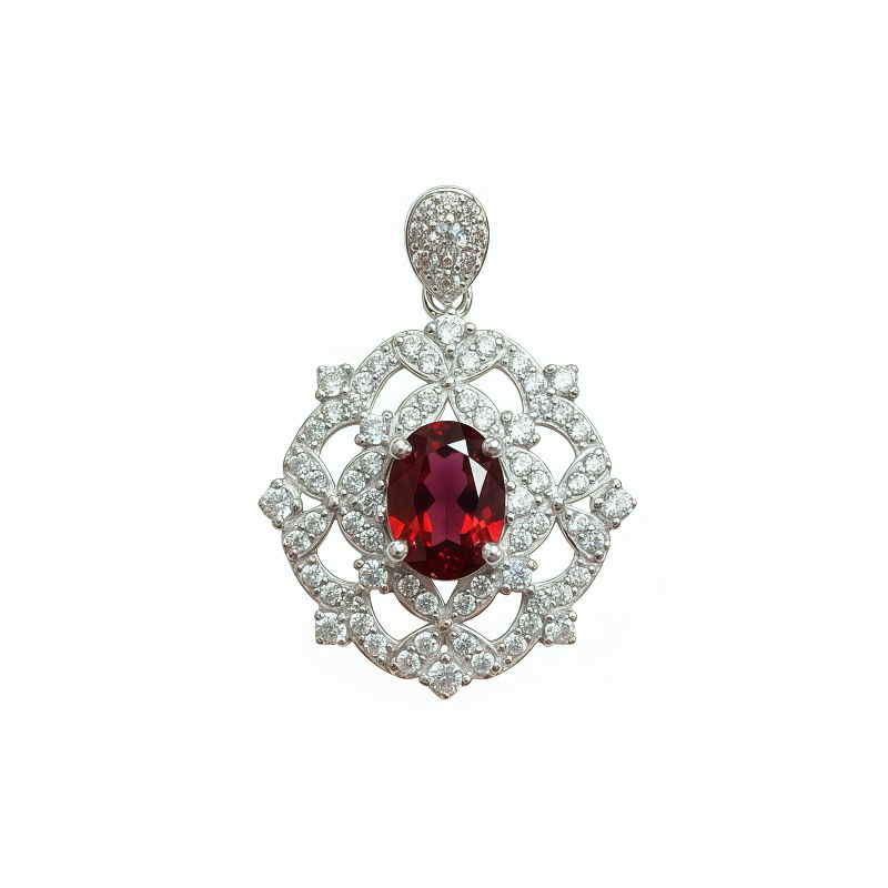 Viseći privjesak od srebra 925 s cirkonovom ugradnjom, Zhengxi Jewelry, jesen 2025 izdanje
