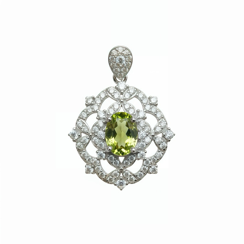 Viseći privjesak od srebra 925 s cirkonovom ugradnjom, Zhengxi Jewelry, jesen 2025 izdanje