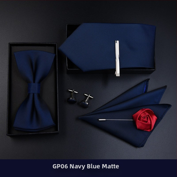 Σετ παπιγιόν για γάμο ανδρών, ριγέ σχέδιο, σχήματος βέλους, κανονικό πλάτος, πολυεστέρας