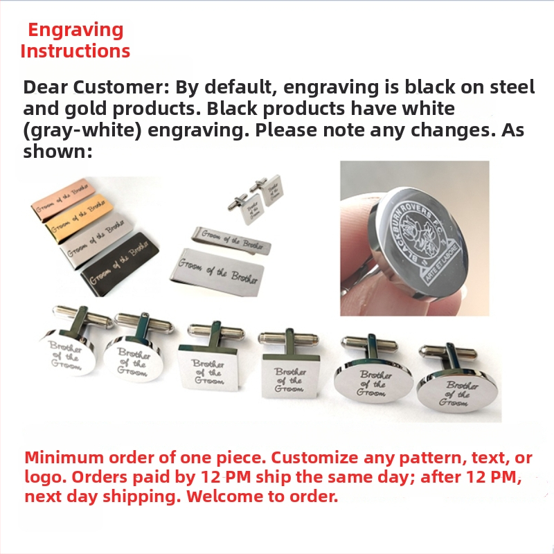 Nyakkendő klipe titánium acélból, matt felület, sík fej, uniszex, elektrolitikus bevonat, OEM/ODM