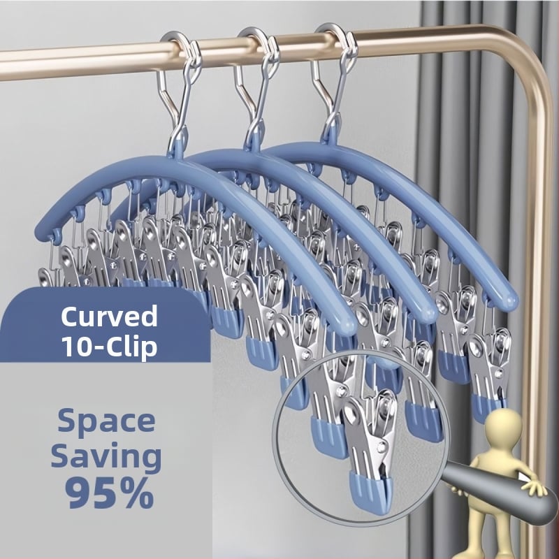 Ανοξείδωτος κλιπ στέγνωσης – Πολυλειτουργικός κλιπ για εσώρουχα, κάλτσες, πουκάμισα και ρούχα