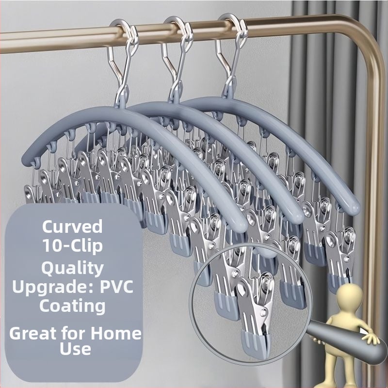 Ανοξείδωτος κλιπ στέγνωσης – Πολυλειτουργικός κλιπ για εσώρουχα, κάλτσες, πουκάμισα και ρούχα