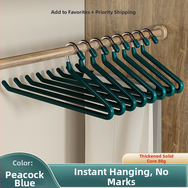 Κρεμάστρα στεγνώματος σε μορφή χήνας από ανοξείδωτο ατσάλι, αντιολισθητική και χωρίς ίχνη για παντελόνια, φουλάρια και γραβάτες (Μοντέλο 0, συσκευασία 160, μοντέρνο στυλ)