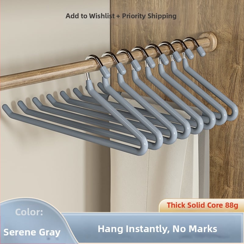 Κρεμάστρα στεγνώματος σε μορφή χήνας από ανοξείδωτο ατσάλι, αντιολισθητική και χωρίς ίχνη για παντελόνια, φουλάρια και γραβάτες (Μοντέλο 0, συσκευασία 160, μοντέρνο στυλ)