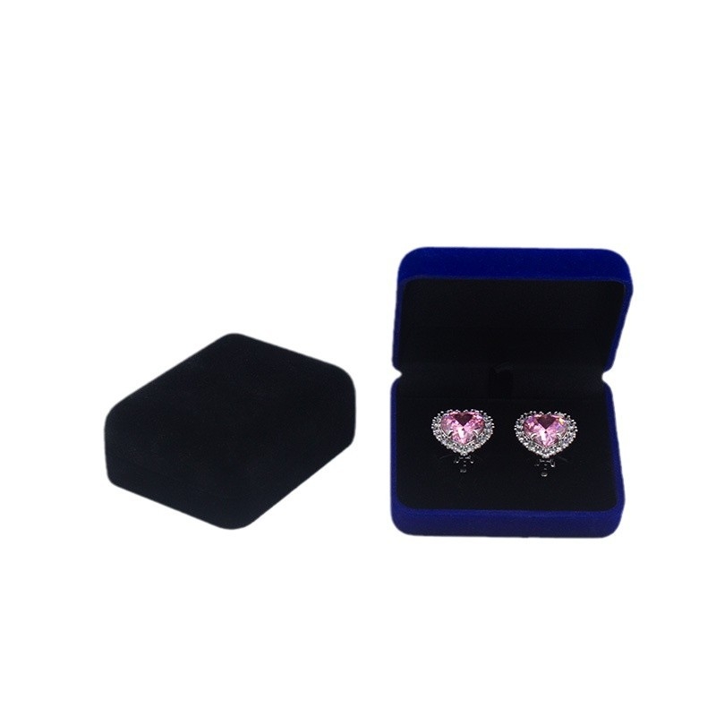 Hongfa Meeste mansettide kott flaneli väliskujunduse ja flokitud sisemusega, klappkaas, ehte hoiustamine