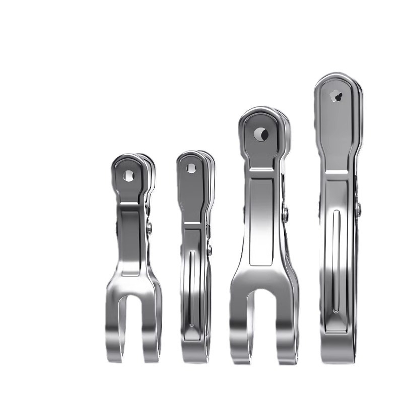 Rozsdamentes acél ruhaklip, nem hajlítható, modern minimalist stílus, alkalmas fehérneműre, zoknikra és ingre