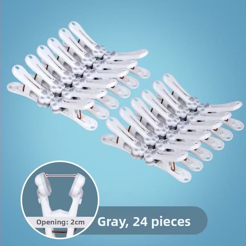 Κλιπ στεγνώματος ρούχων — σχέδιο γάτας-πατούνας, πλαστικό, ανθεκτικό στον άνεμο, χωρίς σημάδια, πολυλειτουργικό