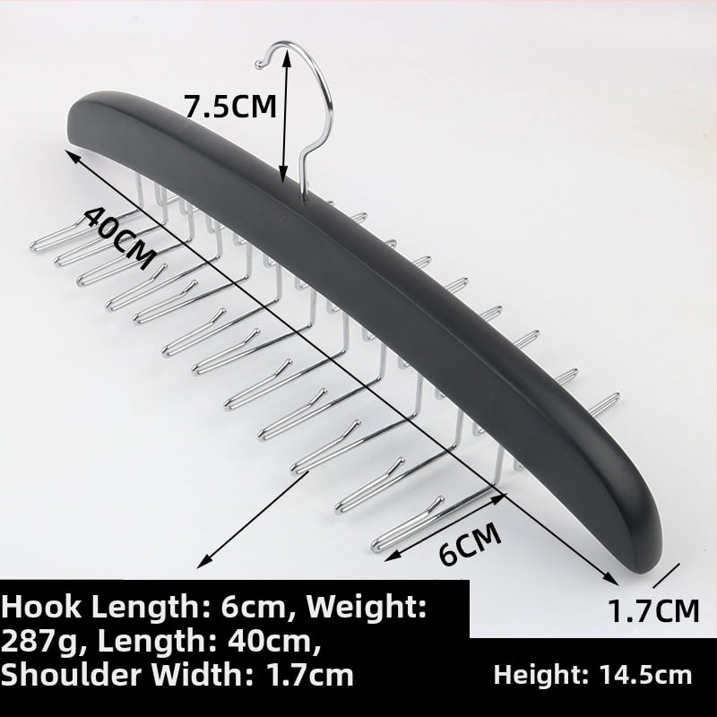 Ξύλινος πολυλειτουργικός κρεμάστρα αποθήκευσης με διακριτική κρεμάστρα για εσώρουχα και φορέματα — Xinchen, μοντέρνο μινιμαλιστικό στυλ; Κατάλληλο για κρεμάστρες ρούχων, παντελονιών και κρεμάστρες γραβάτας