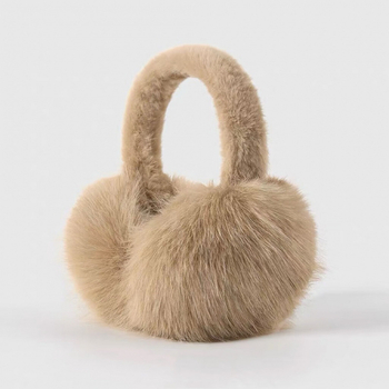 Plush earmuffs, συνθετική γούνα, χειμώνας, unisex, εξωτερική χρήση