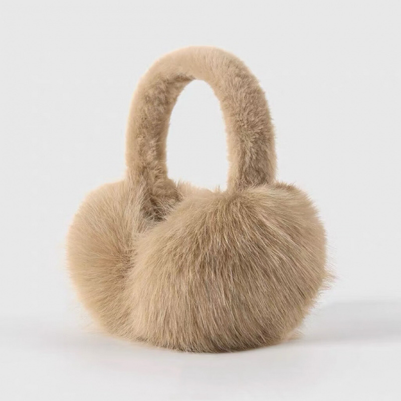 Plush earmuffs, συνθετική γούνα, χειμώνας, unisex, εξωτερική χρήση