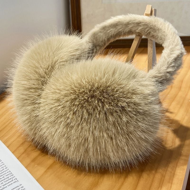 Összecsukható róka szőr fültok – téli meleg, uniszex, kültéri használatra