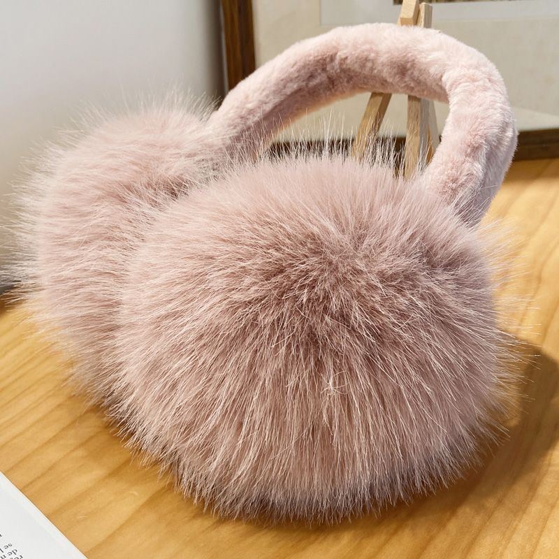 Összecsukható róka szőr fültok – téli meleg, uniszex, kültéri használatra