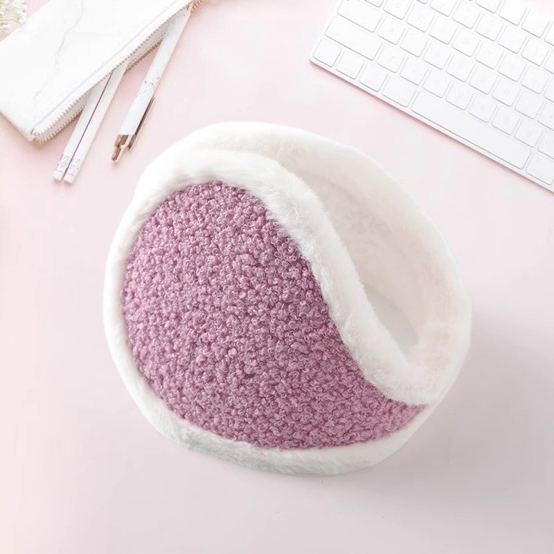 Protectii pentru urechi de iarnă – unisex, montare pe spate, bumbac, calzi, rezistenți la vânt