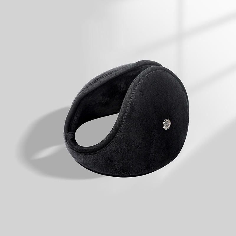 Unisex χειμωνιάτικα κουκούλια αυτιών από βελούδο, με σχέδιο πίσω από το κεφάλι και παχύ μαξιλάρι