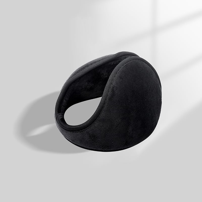 Unisex χειμωνιάτικα κουκούλια αυτιών από βελούδο, με σχέδιο πίσω από το κεφάλι και παχύ μαξιλάρι