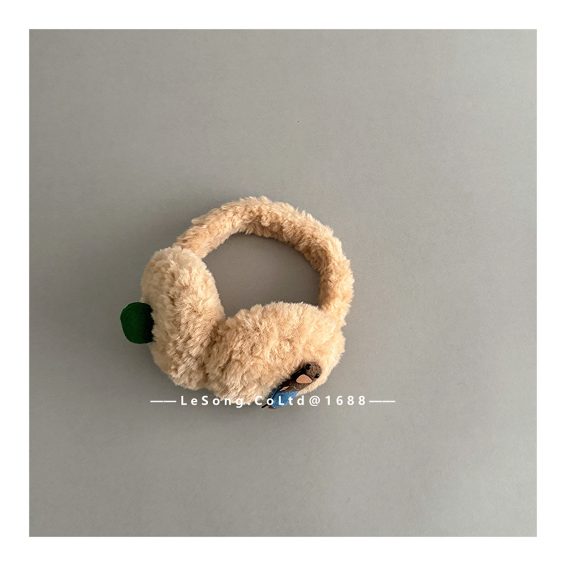 Detské zimné návleky na uši z plyšu, s motívom dachshunda, unisex, vetruodolné a skladné, na vonkajšie použitie, udržiavaju teplo