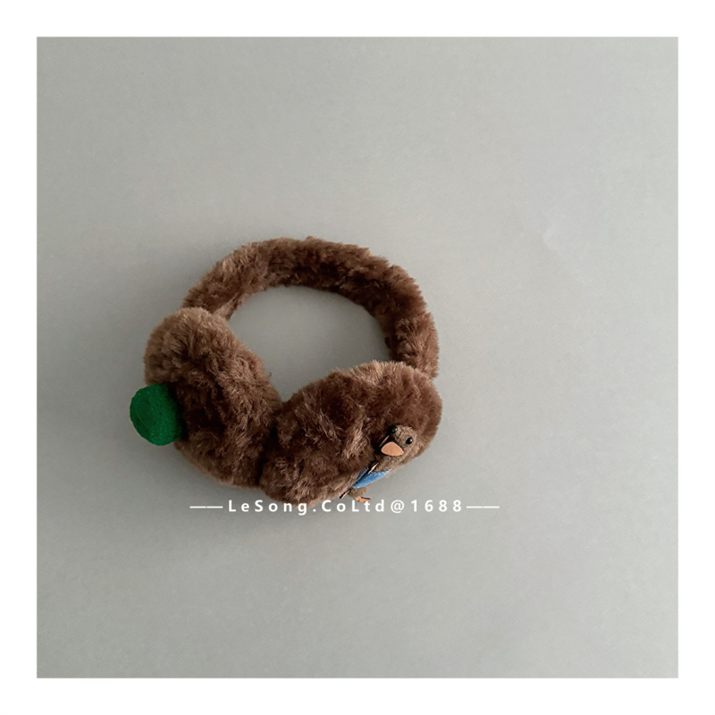 Detské zimné návleky na uši z plyšu, s motívom dachshunda, unisex, vetruodolné a skladné, na vonkajšie použitie, udržiavaju teplo