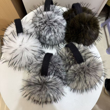 Earmuffs plușate pentru iarnă – încălzire pentru urechi, stil monocrom casual pentru exterior, adulți
