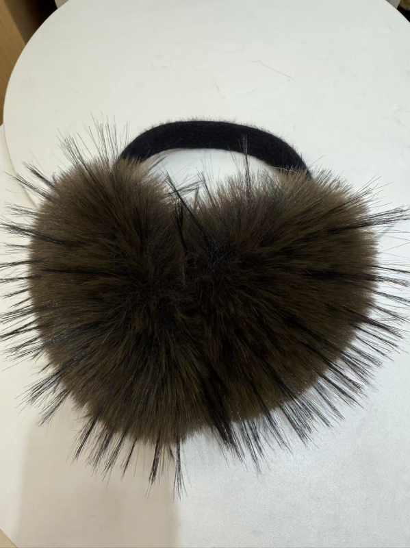 Earmuffs plușate pentru iarnă – încălzire pentru urechi, stil monocrom casual pentru exterior, adulți