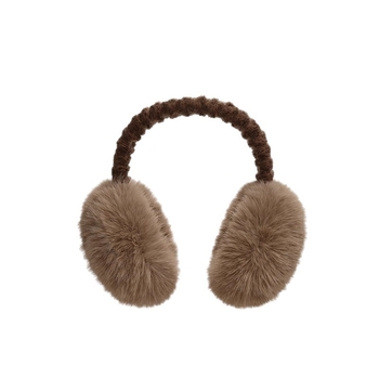 Θερμαινόμενα earmuffs από συνθετική γούνα κουνελιού, αντιανεμικά, διπλόμενα, unisex