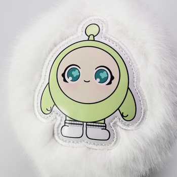 Protecții pentru urechi pentru copii iarna - poliester, stil desen animat, model monocrom, mențin căldura, pentru exterior