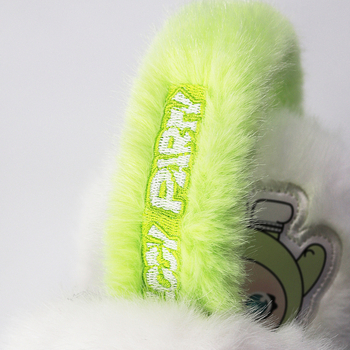 Protecții pentru urechi pentru copii iarna - poliester, stil desen animat, model monocrom, mențin căldura, pentru exterior