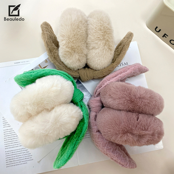 Unisex Θερμαντικά αυτιών με φιόγκο, αναδιπλούμενα – Χειμερινά (Υλικό: plush; Λειτουργίες: Προστασία αυτιών, θέρμανση, φορητότητα; Στυλ: βασικό, ιαπωνικό και κορεάτικο γλυκό στυλ; Σεζόν: Χειμώνας)