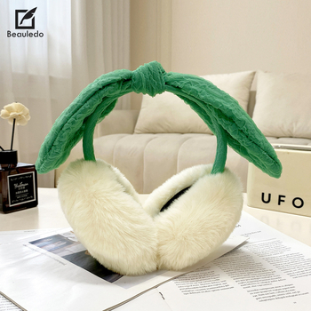 Unisex Θερμαντικά αυτιών με φιόγκο, αναδιπλούμενα – Χειμερινά (Υλικό: plush; Λειτουργίες: Προστασία αυτιών, θέρμανση, φορητότητα; Στυλ: βασικό, ιαπωνικό και κορεάτικο γλυκό στυλ; Σεζόν: Χειμώνας)