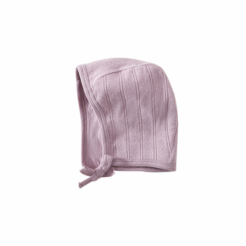 Baba fülvédős sapka ősz-télre, 100% pamut, melegen tart, újszülötteknek és csecsemőknek