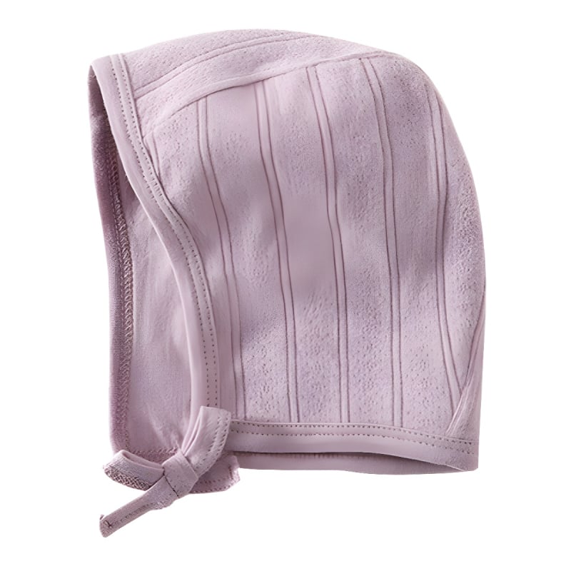 Baba fülvédős sapka ősz-télre, 100% pamut, melegen tart, újszülötteknek és csecsemőknek