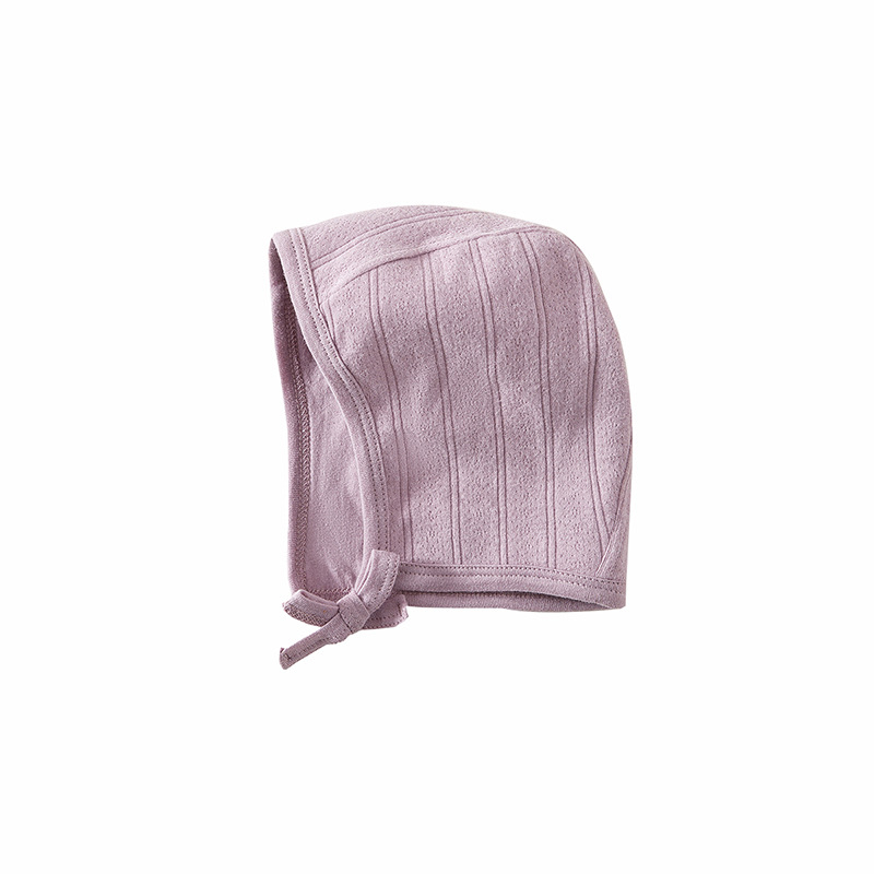 Baba fülvédős sapka ősz-télre, 100% pamut, melegen tart, újszülötteknek és csecsemőknek