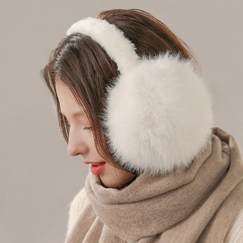 Ακουστικά αυτιών από γούνα, κορεατικού στυλ, ανθεκτικά στον αέρα και ζεστά για τον χειμώνα, unisex για ενήλικες