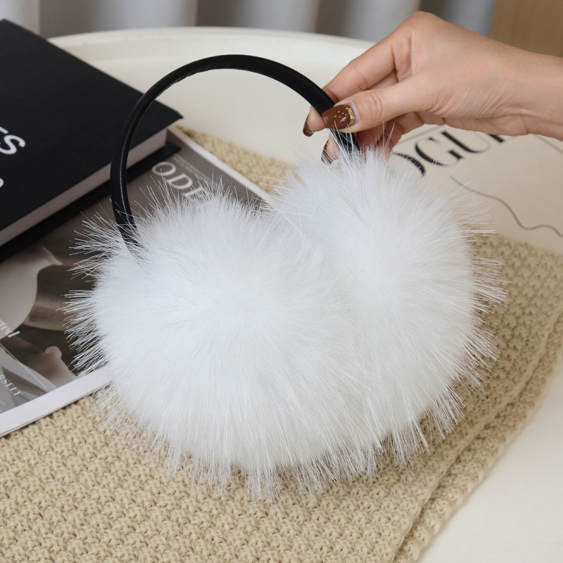 Γούνινα προστατευτικά για τα αυτιά, Unisex, συνθετική γούνα, για χειμώνα-άνοιξη-φθινόπωρο, ανθεκτικά στον άνεμο και ζεστά