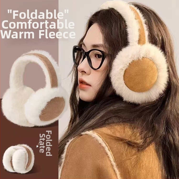 Φλις προστατευτικά για τα αυτιά, πτυσσόμενα βασικό στυλ, unisex, για χειμώνα/φθινόπωρο, προστασία από το κρύο