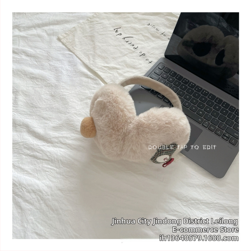 Γούνινα ακουστικά για παιδιά — Χειροποίητα, Στυλ Καρτούν, Καρτούν Μοτίβο, Θερμότητα του Χειμώνα