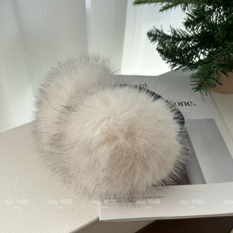 Γούνινα ακουστικά αυτιών από βελούδο – Unisex, Ενήλικοι, Μονοχρωματικά, Στυλ Hot Girl, Διατηρούν ζεστασιά τον χειμώνα και την άνοιξη