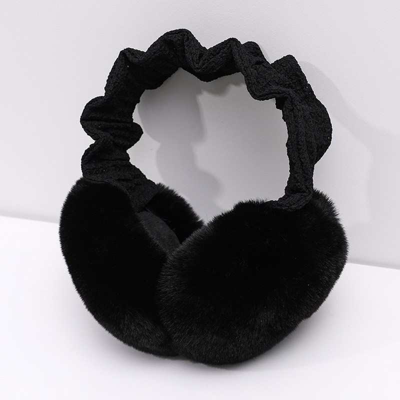 Γούνινα θερμαντικά αυτιών, unisex για ενήλικες, μονοχρωματικό σχέδιο, χειμώνας/φθινόπωρο, εξωτερική χρήση, ζεστασιά και στυλ