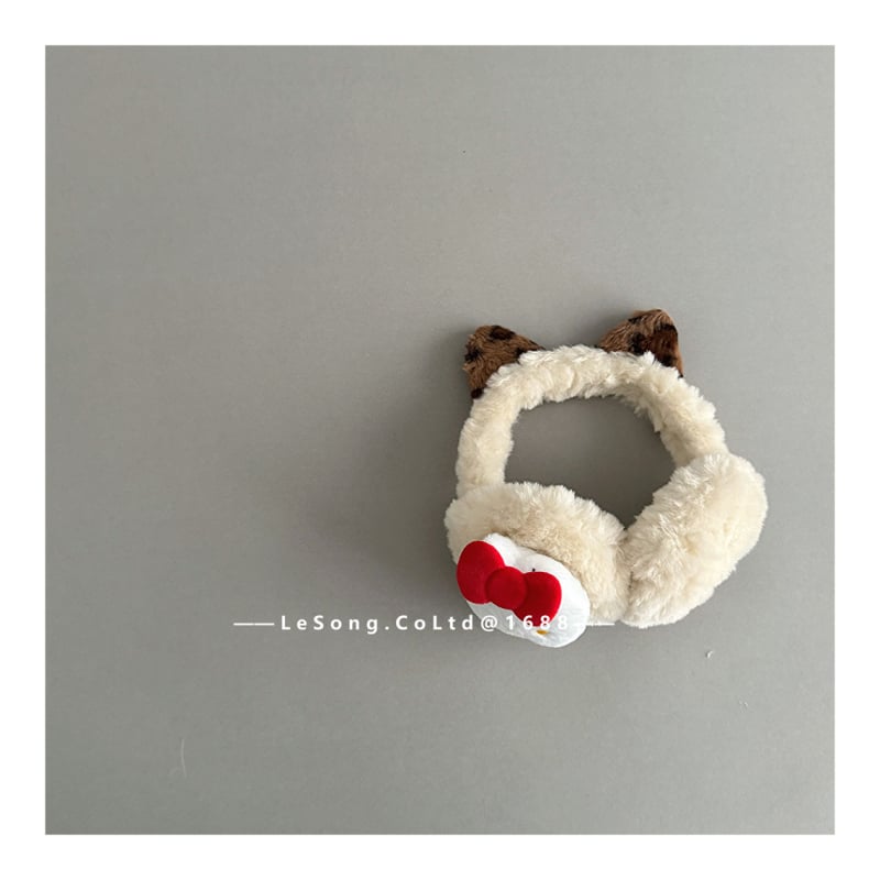 Παιδικά αφράτα προστατευτικά αυτιών με λεοπάρ σχέδιο – χειμερινή ζεστασιά, unisex, βαμβάκι, μεσαίο μήκος, μονοχρωματικό σχέδιο