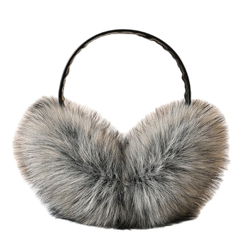 Unisex earmuffs od umjetne lisice, topli zimi, minimalistički japansko-korejski stil