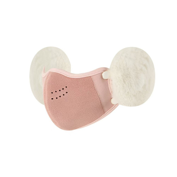 Maska s pričvršćivanjem za uho, pamuk materijal, pogodna za zimu i jesen, s funkcijom protiv mirisa (monokromatski uzorak)