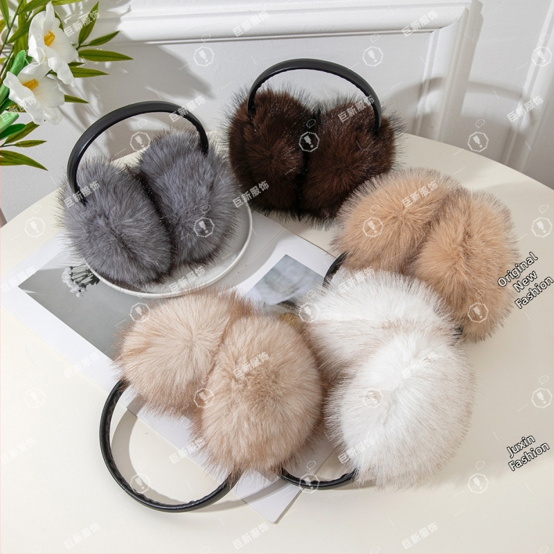 Zimné skladacie ušné ochrany na hlavu, velúrové plyš, unisex, na vonkajšie použitie