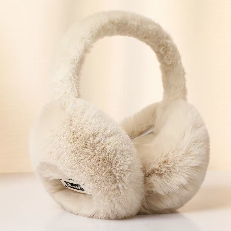 Unisex zimske maskice za uši s flis podstavom, tople i otporne na vjetar, od akrila/lažne vune