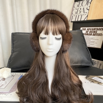 Mink Hair Earmuffs — Unisex, Χειμερινά ζεστά, Αναδιπλούμενα καλύμματα αυτιών, Για εξορμήσεις