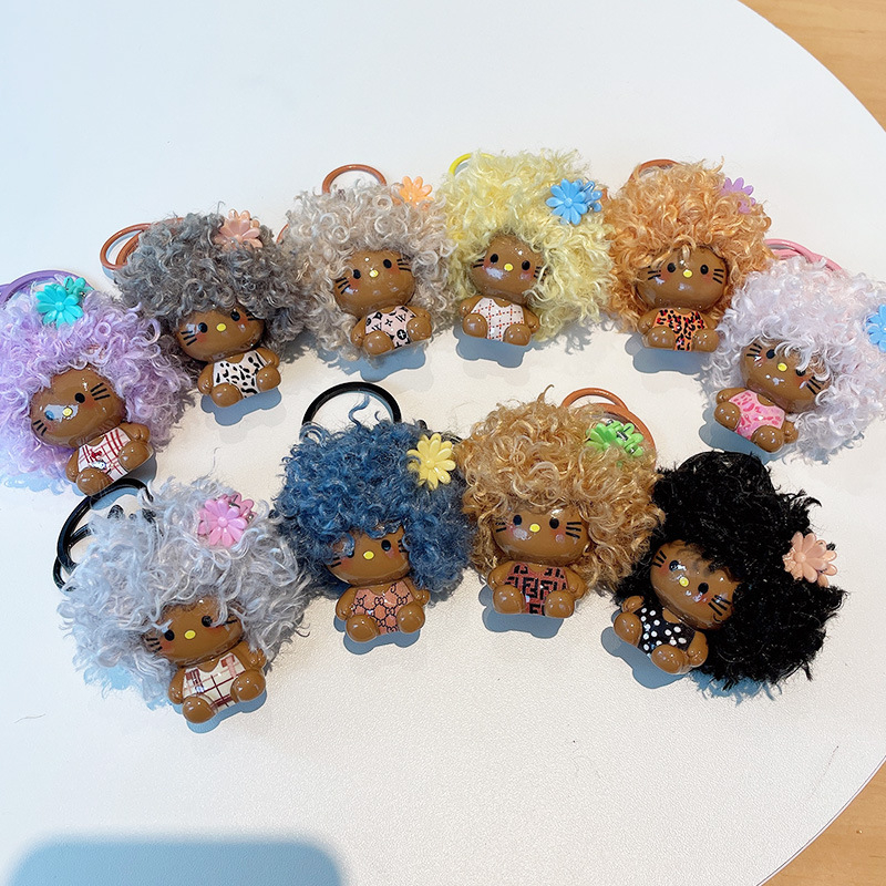 Ключодържател от смола в INS стил със звезден мотив — личен подарък, универсални празници, без IP лиценз